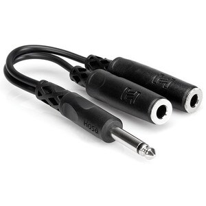 Main product image for Hosa YPP-111 1/4" TS Male to Dual 1/4" TS Femal 241-9035